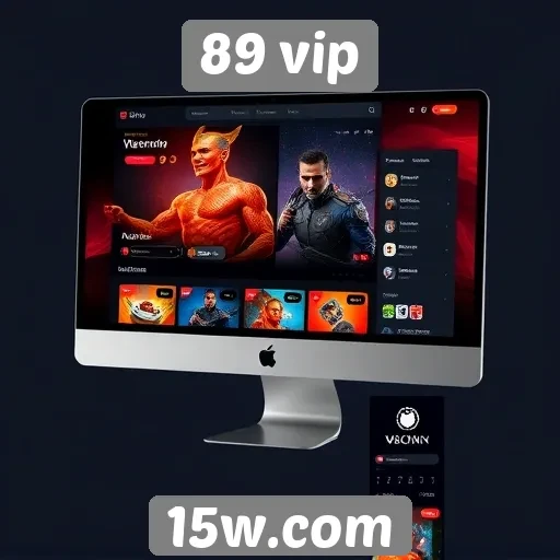 Avaliação da interface do usuário do site 89 vip